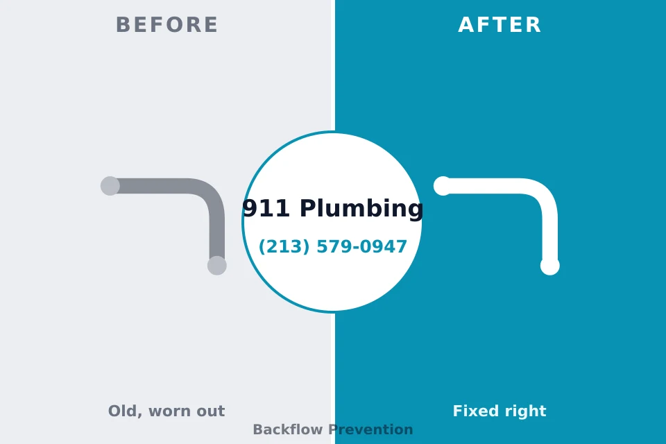 Before and after: plumbing repair Grove Hill, AL
